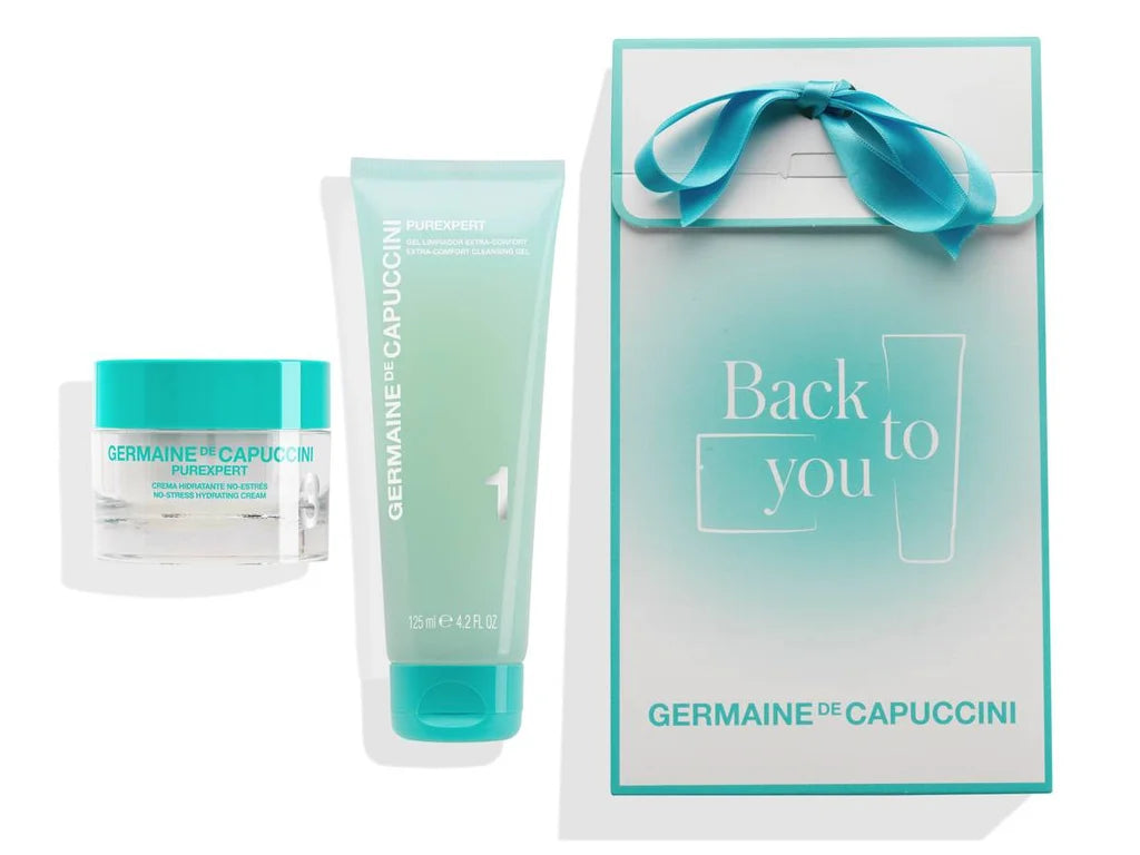 Germaine de Capuccini Purexpert Set - hydratační krém pro normální až smíšenou pleť 50 ml + čistící gel 125 ml