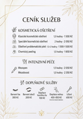 Ceník služeb Studio La Manga